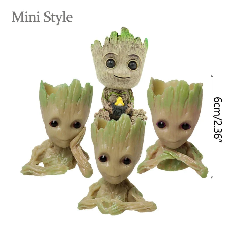 Home Decoration Crafts Miniature Model Office Desktop Display Cartoon Groot Figurines