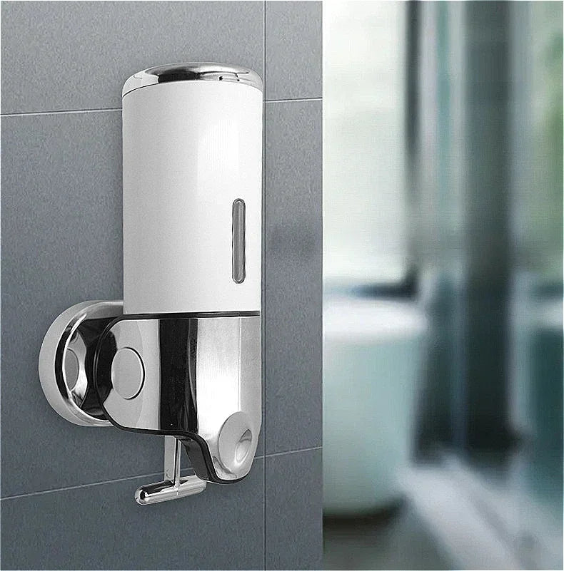 Wall-Mounted Shampoo and Soap Dispenser