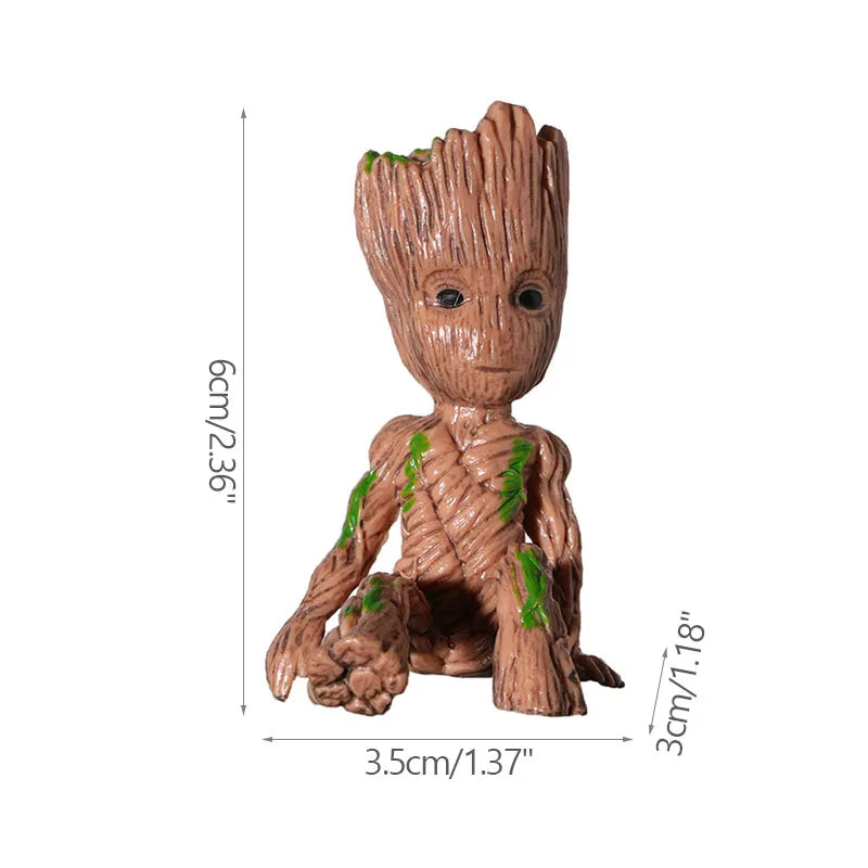 Home Decoration Crafts Miniature Model Office Desktop Display Cartoon Groot Figurines