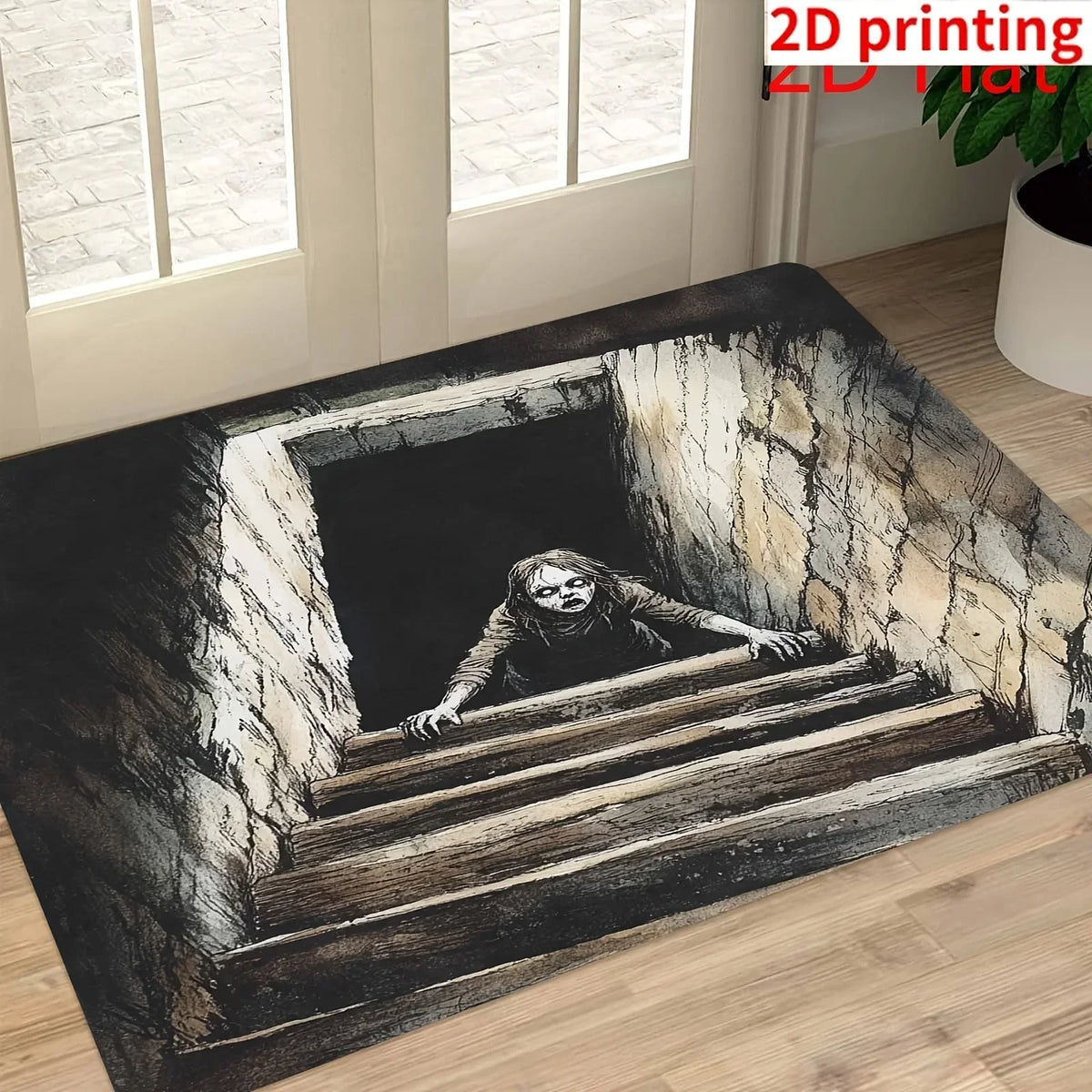 VIKAMA Halloween Clown doormat