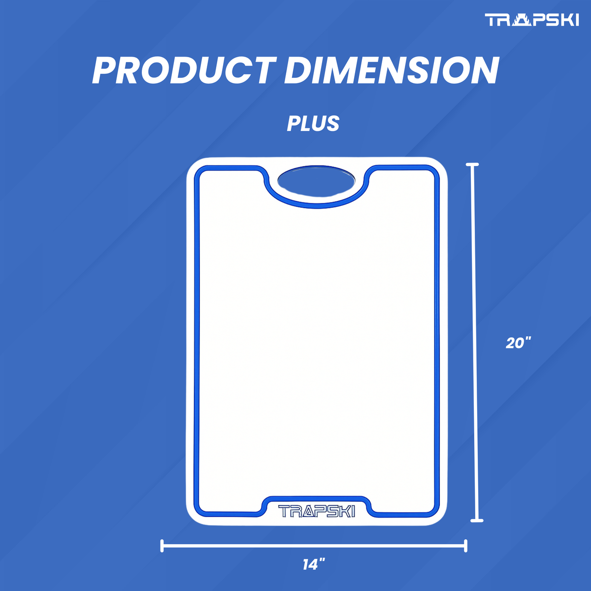 TRAPSKI Premium 1/2 Inch Thick HDPE Cutting Boards | Food-Grade Kitchen Prep Surface