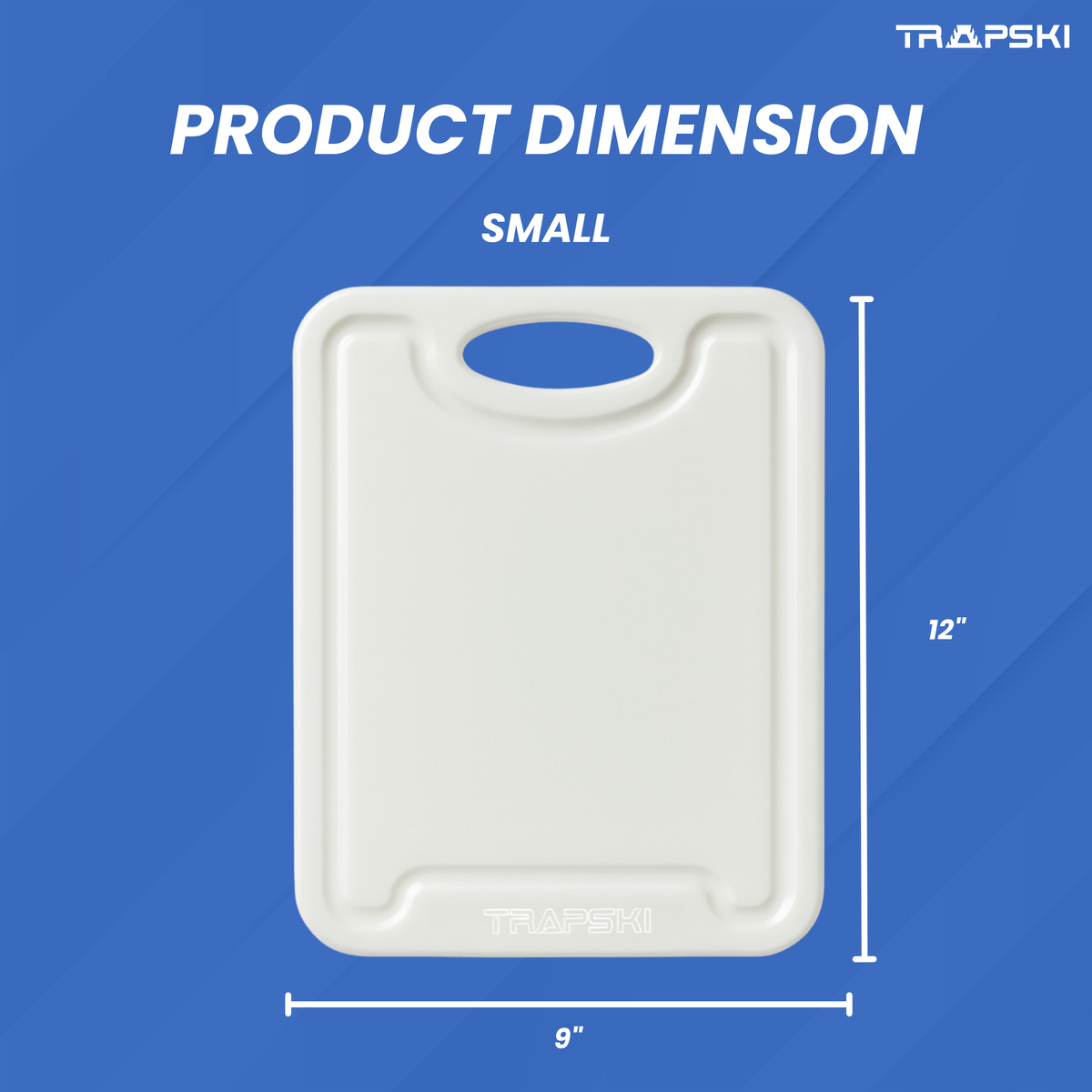 TRAPSKI Premium 1/2 Inch Thick HDPE Cutting Boards | Food-Grade Kitchen Prep Surface