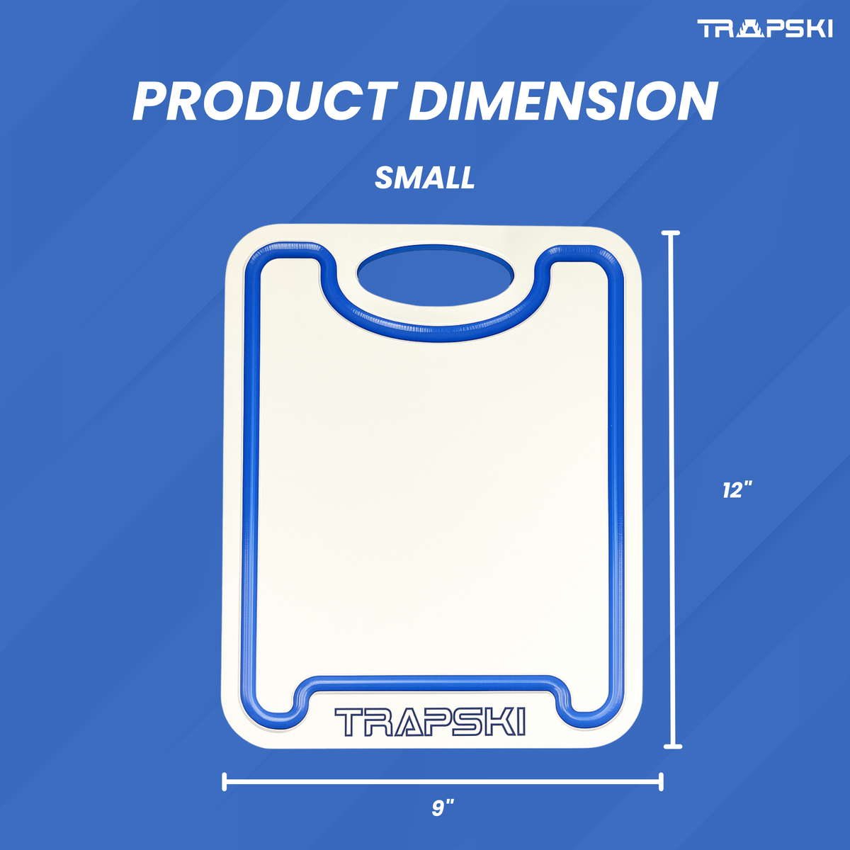 TRAPSKI Premium 1/2 Inch Thick HDPE Cutting Boards | Food-Grade Kitchen Prep Surface