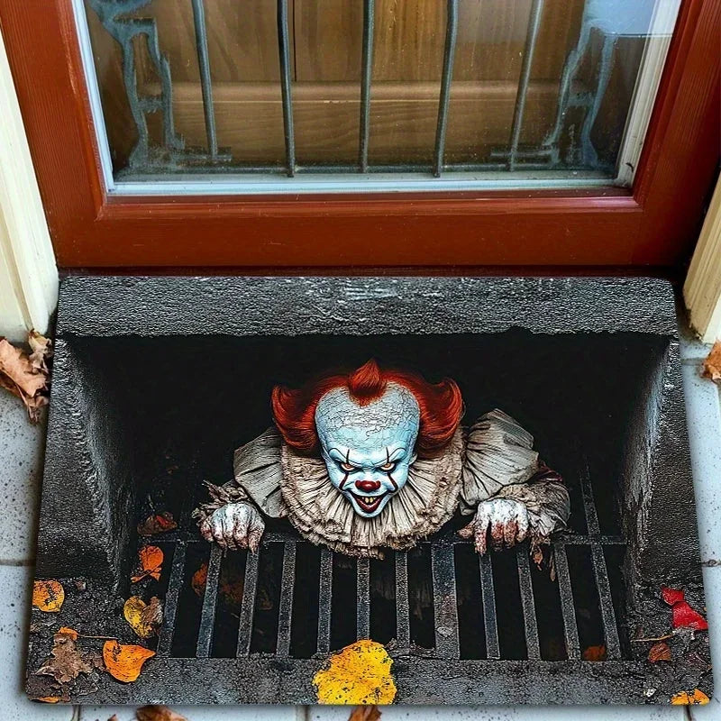 VIKAMA Halloween Clown doormat