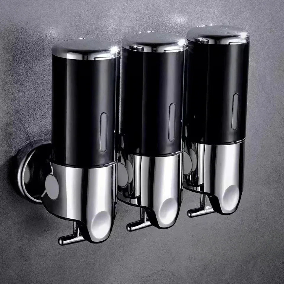 Wall-Mounted Shampoo and Soap Dispenser