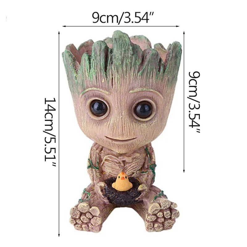 Home Decoration Crafts Miniature Model Office Desktop Display Cartoon Groot Figurines