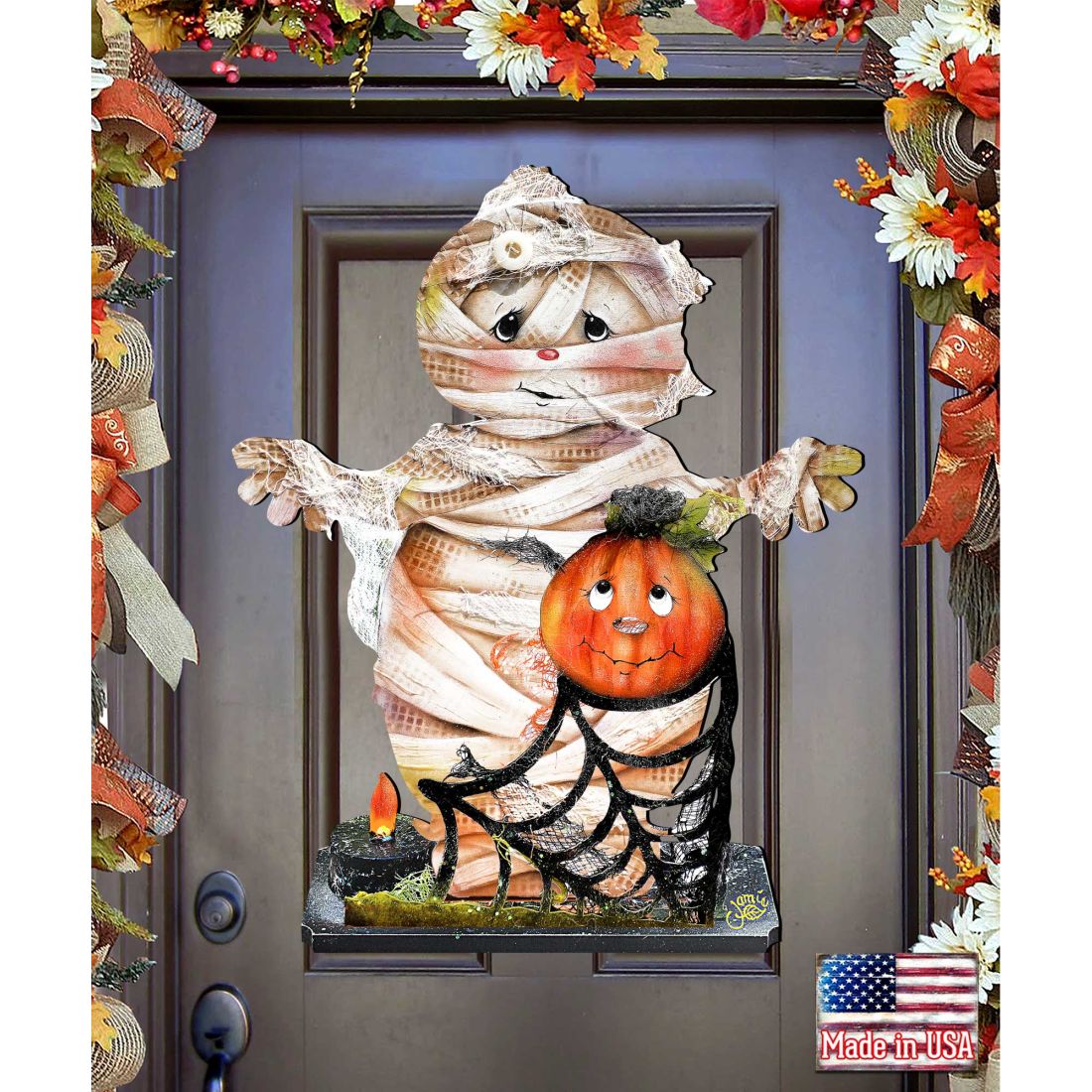 Some Mummy Loves You Halloween Door Decor by Jamie Mills-Price