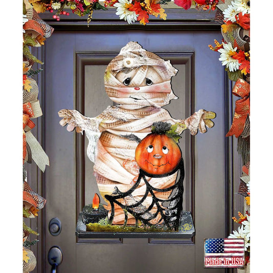 Some Mummy Loves You Halloween Door Decor by Jamie Mills-Price