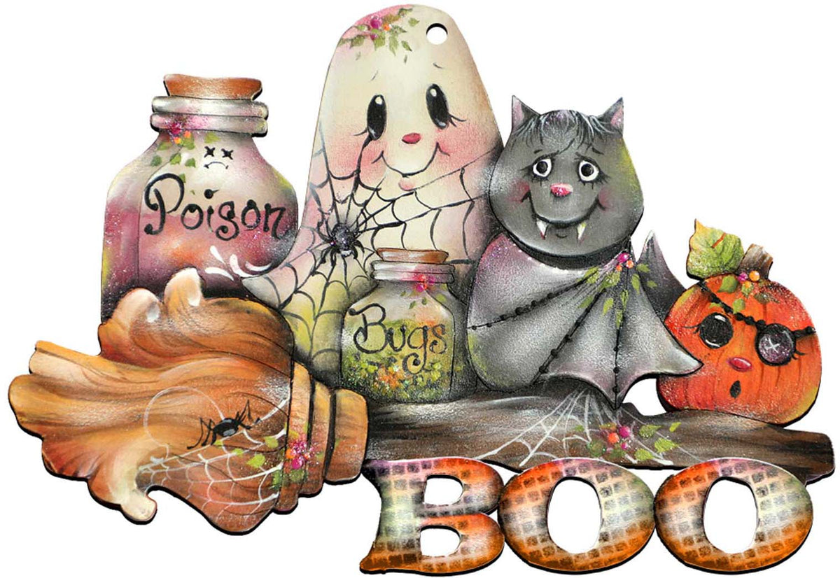 Brunhilda's Broom! Halloween Door Decor by Jamie Mills