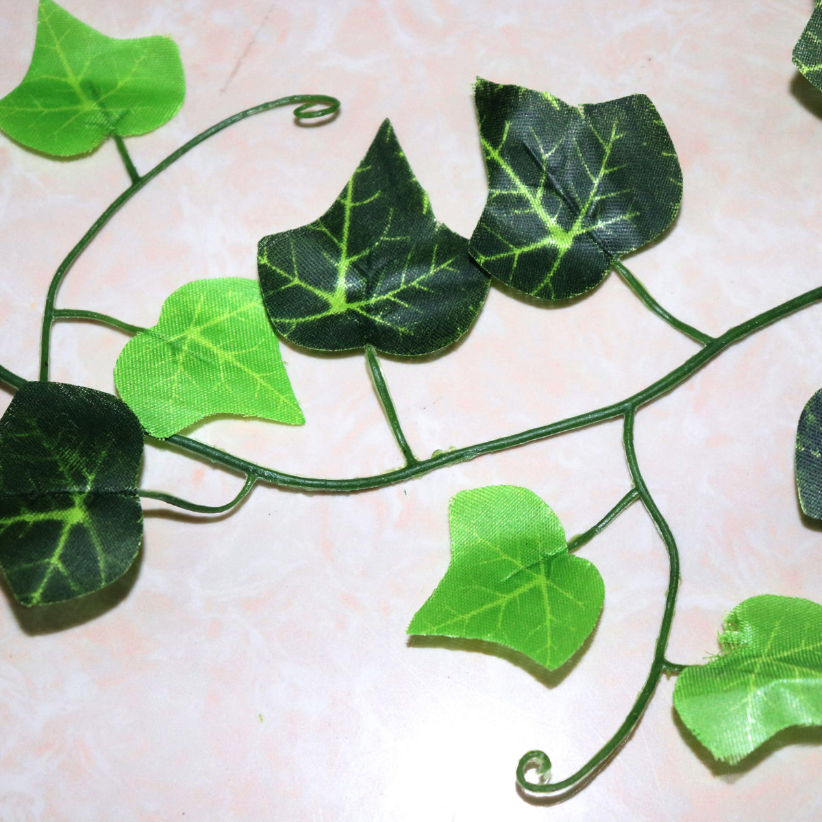 Artificial Ivy Leaf Garland Fake Leaves Hanging Vines Wedding Wall 100pcs Leaf 1 piece 2.4M