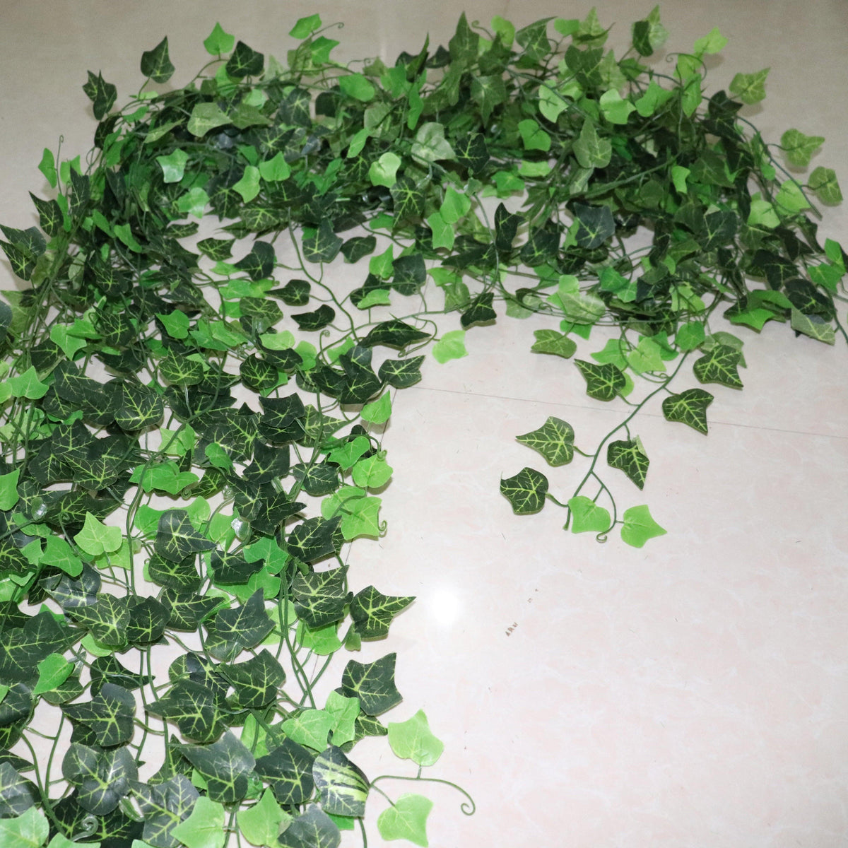 Artificial Ivy Leaf Garland Fake Leaves Hanging Vines Wedding Wall 100pcs Leaf 1 piece 2.4M