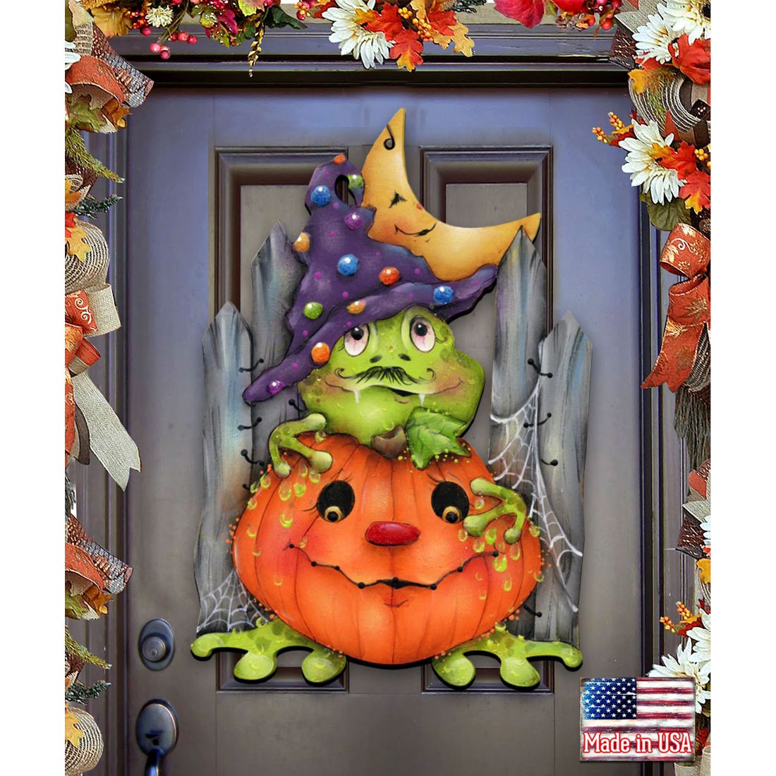 Jeepers Creepers Halloween Door Decor by Jamie Mills