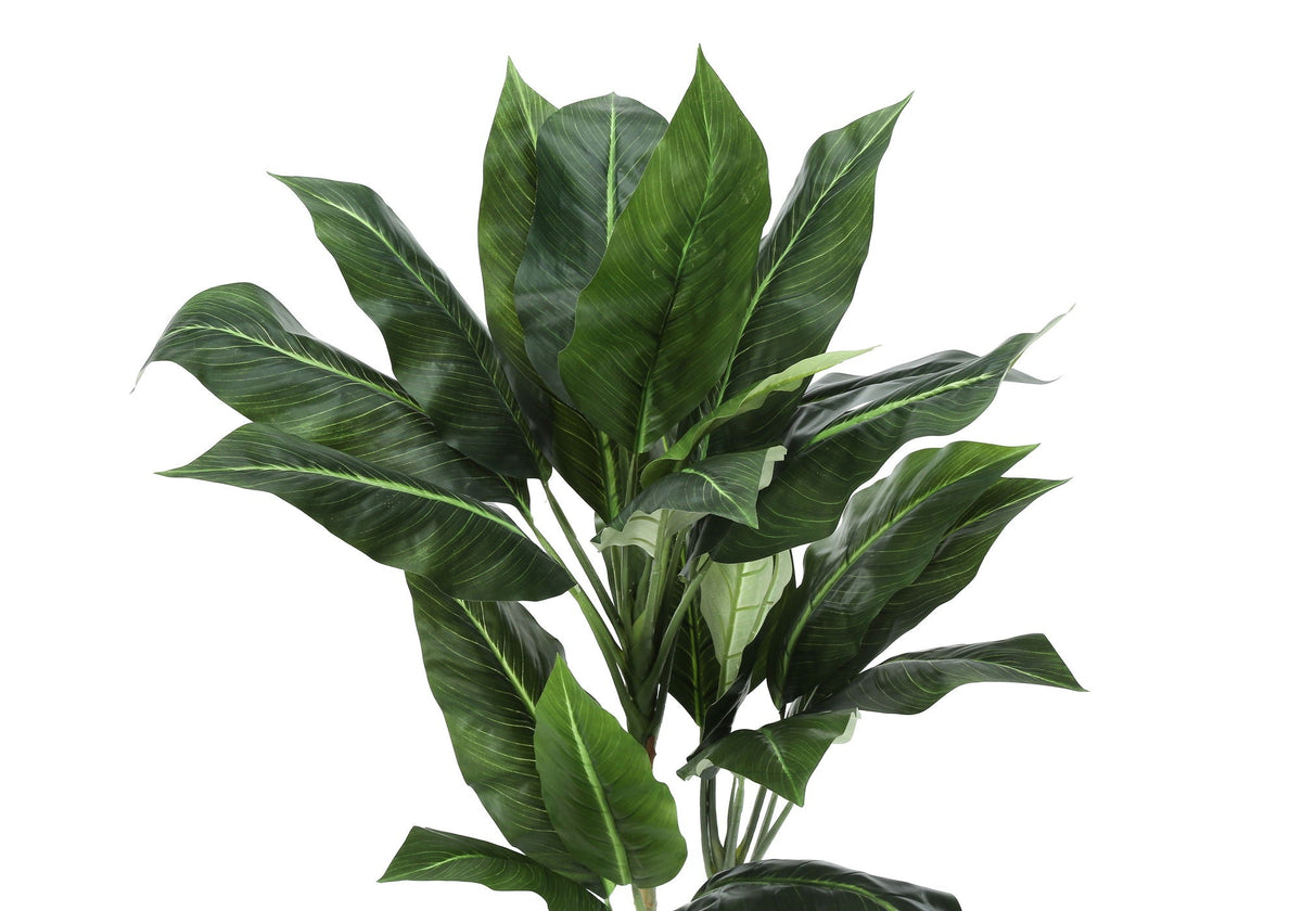 42" Tall, Artificial Plant, Evergreen Tree, Indoor, Faux, Fake, Floor, Potted- Green / Black