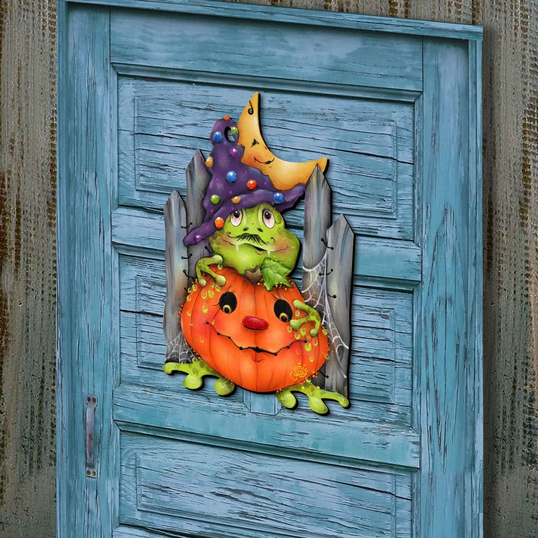 Jeepers Creepers Halloween Door Decor by Jamie Mills