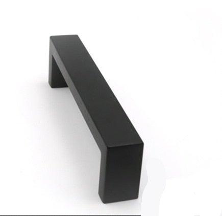 Black Silver Gold Cabinet Handle Square Furniture Hardware Stainless