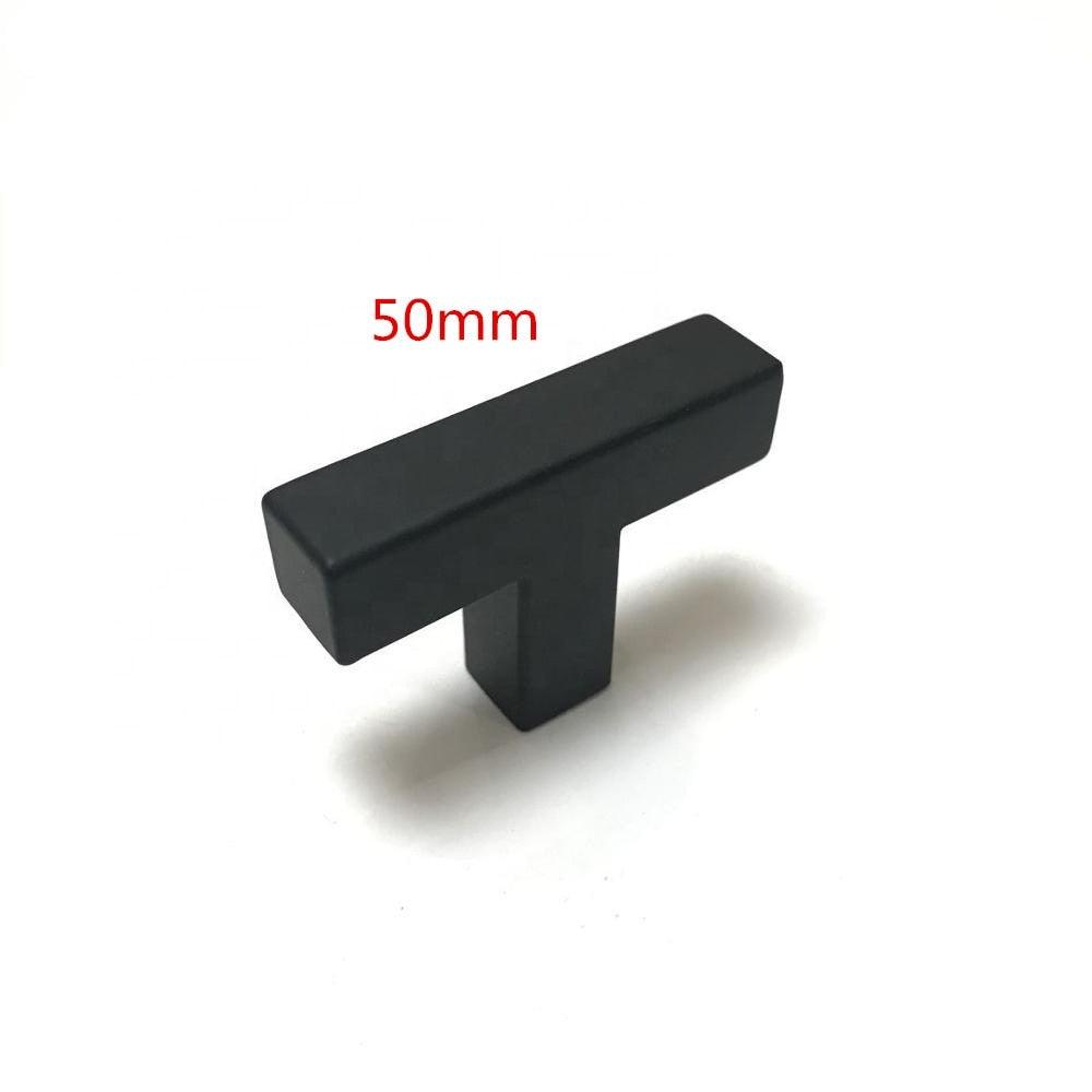 Black Silver Gold Cabinet Handle Square Furniture Hardware Stainless