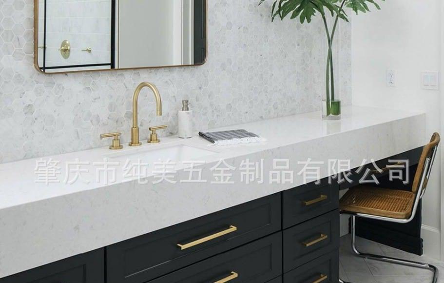 Black Silver Gold Cabinet Handle Square Furniture Hardware Stainless