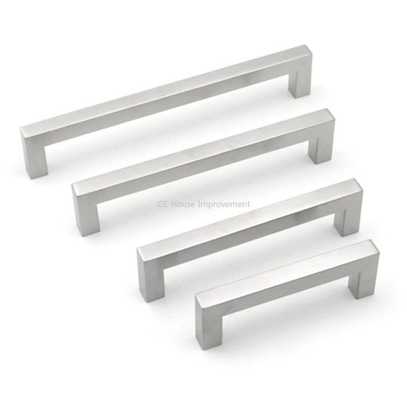 Black Silver Gold Cabinet Handle Square Furniture Hardware Stainless