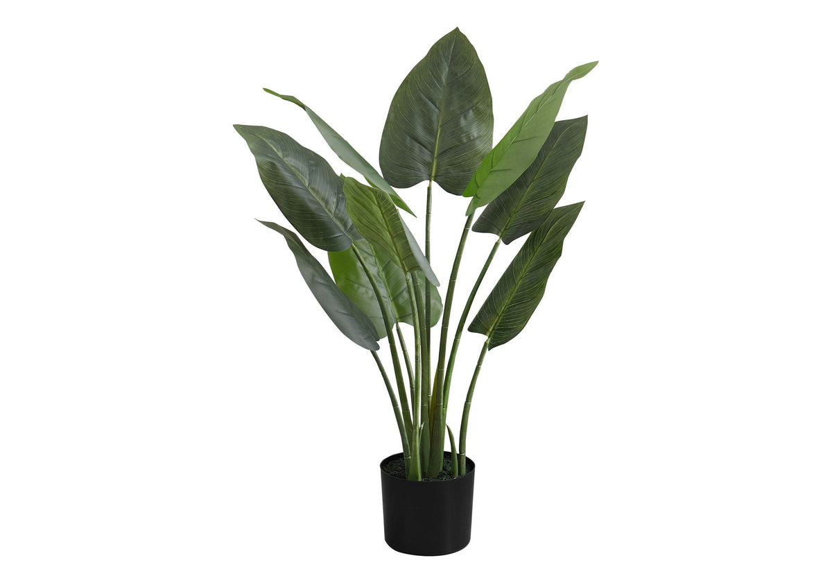 37" Tall, Artificial, Aureum Tree, Indoor, Faux, Fake, Floor, Potted, Real Touch - Green / Black