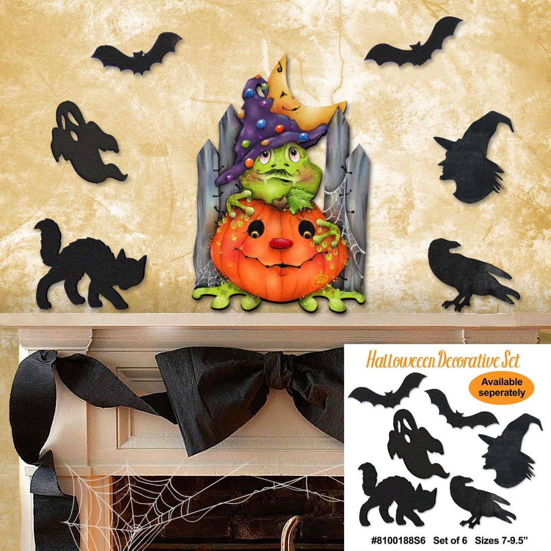 Jeepers Creepers Halloween Door Decor by Jamie Mills