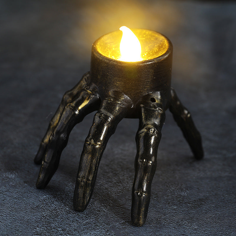 Halloween Skull Hand Lantern Atmosphere Decoration Props Skull Foot Night Halloween