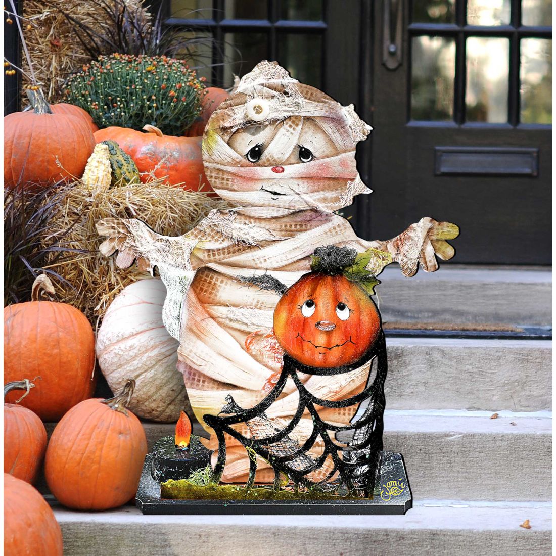 Some Mummy Loves You Halloween Door Decor by Jamie Mills-Price