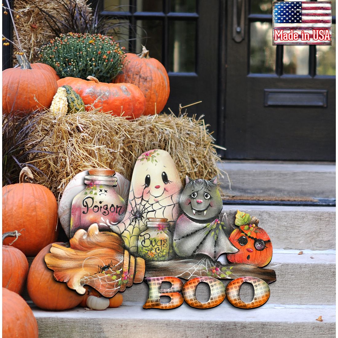 Brunhilda's Broom! Halloween Door Decor by Jamie Mills