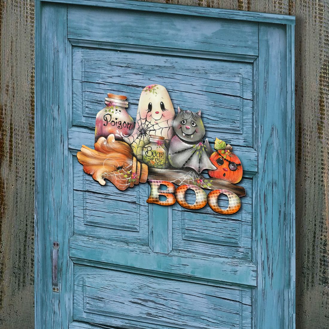 Brunhilda's Broom! Halloween Door Decor by Jamie Mills