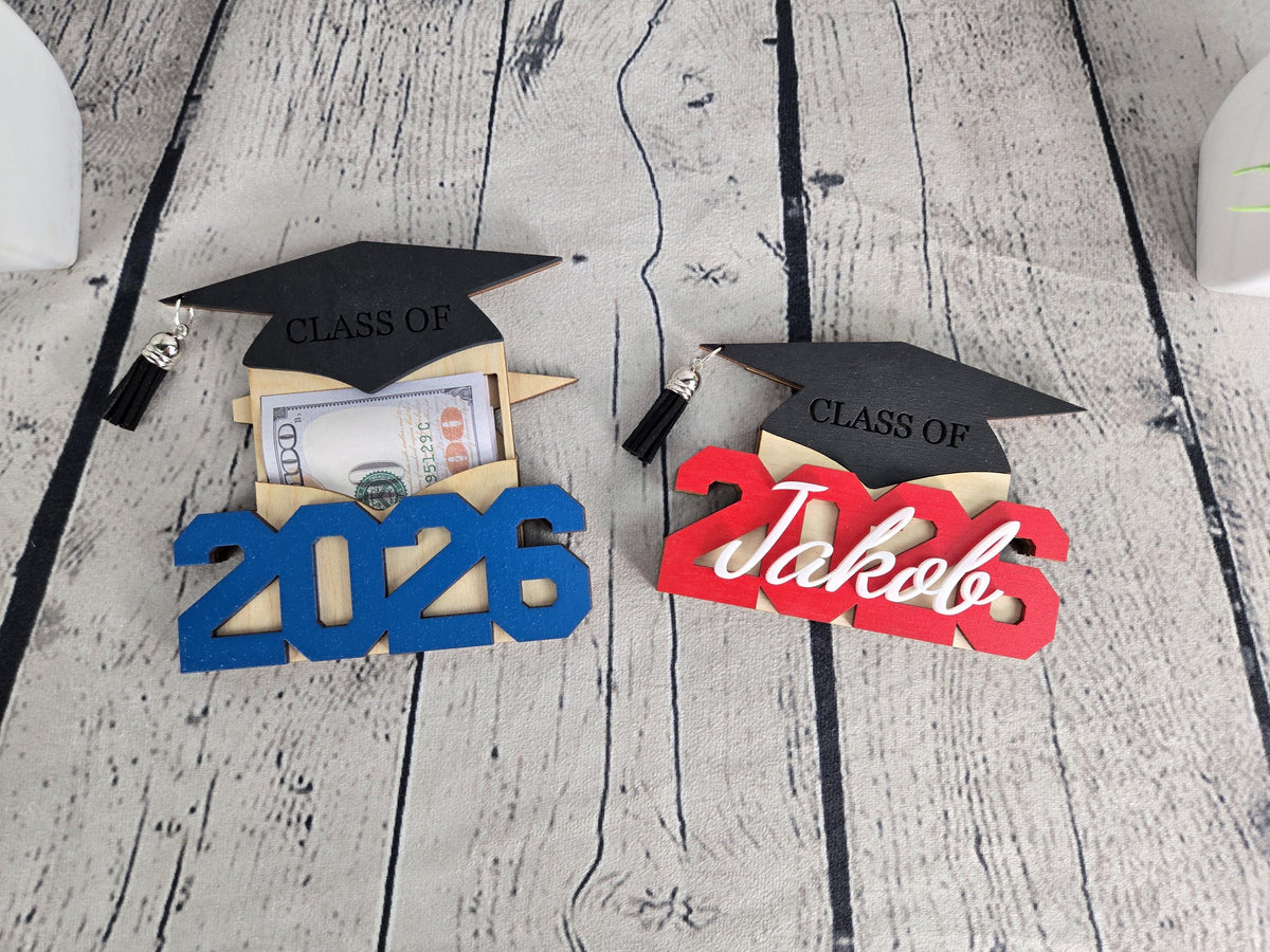 Personalized Graduation Money Holder 2026
