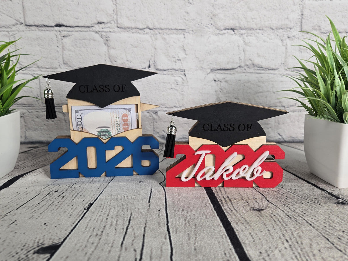 Personalized Graduation Money Holder 2026