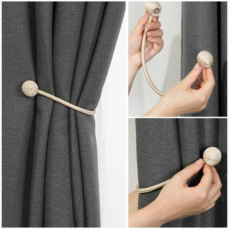Magnetic Curtain Buckle Holder Tieback Window Accessories