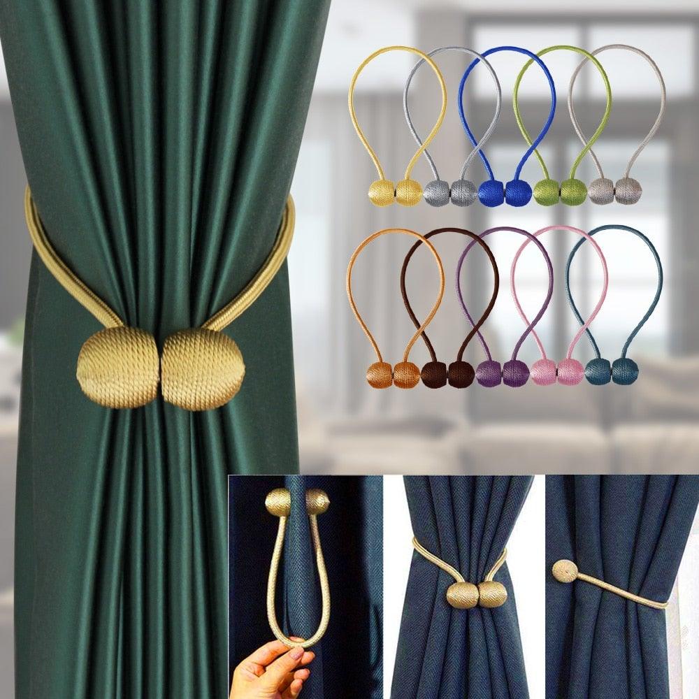 Magnetic Curtain Buckle Holder Tieback Window Accessories