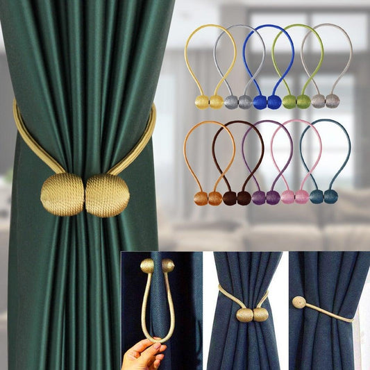 Magnetic Curtain Buckle Holder Tieback Window Accessories