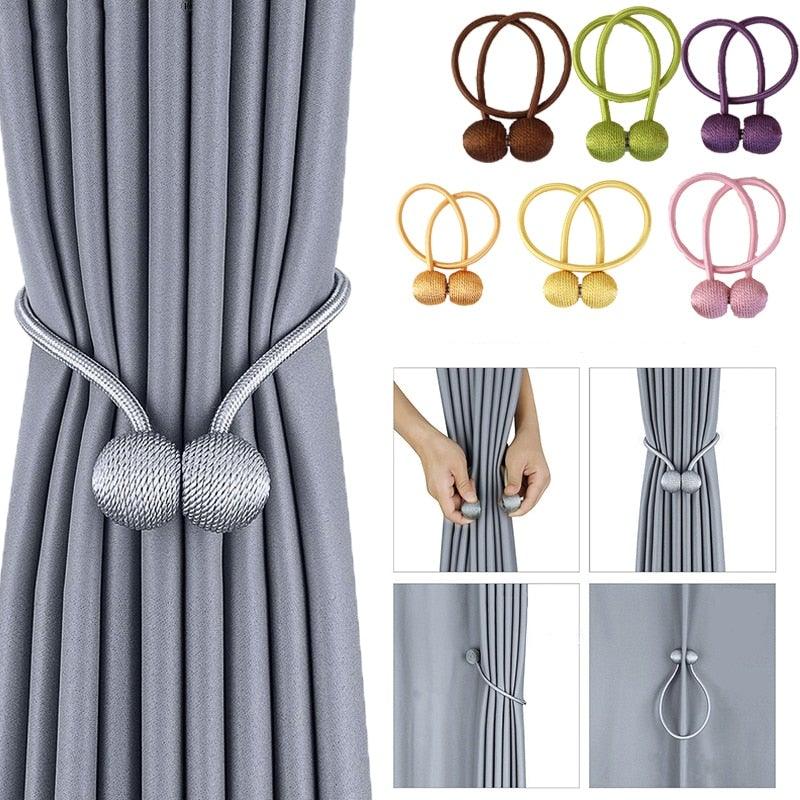 Magnetic Curtain Buckle Holder Tieback Window Accessories