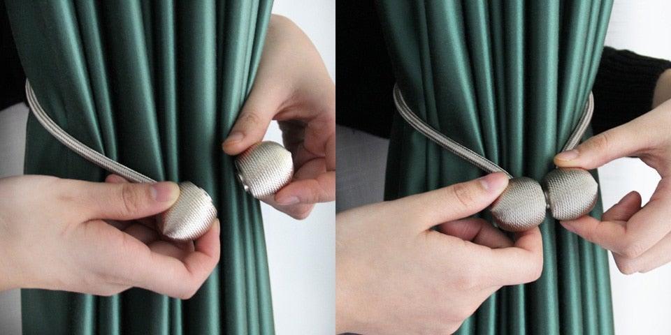 Magnetic Curtain Buckle Holder Tieback Window Accessories