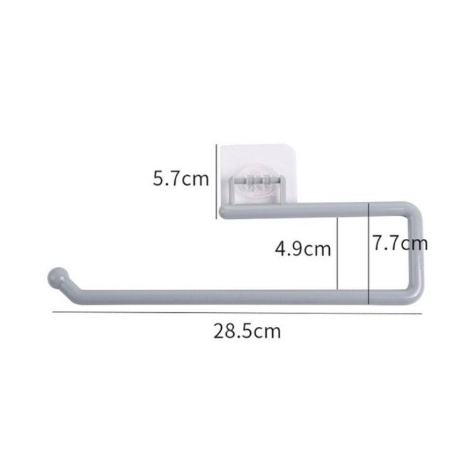 New Kitchen Paper Roll Holder Towel Hanger Rack Bar Cabinet Rag Hanging Holder