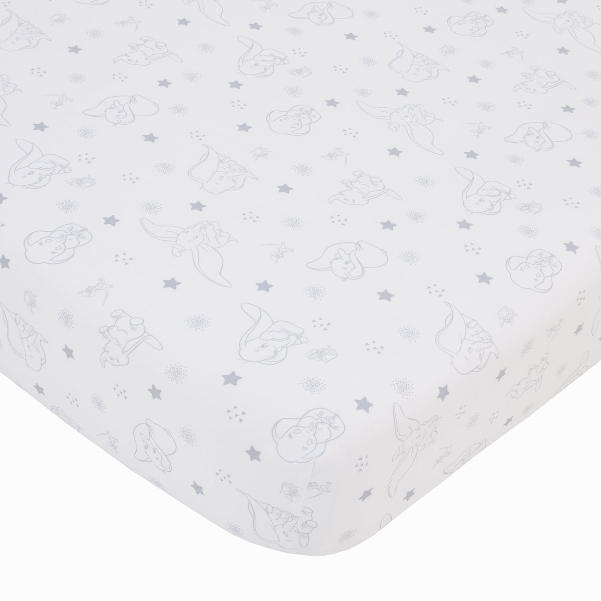 Disney Dumbo Shine Bright 4 Piece Nursery Crib Bedding Set