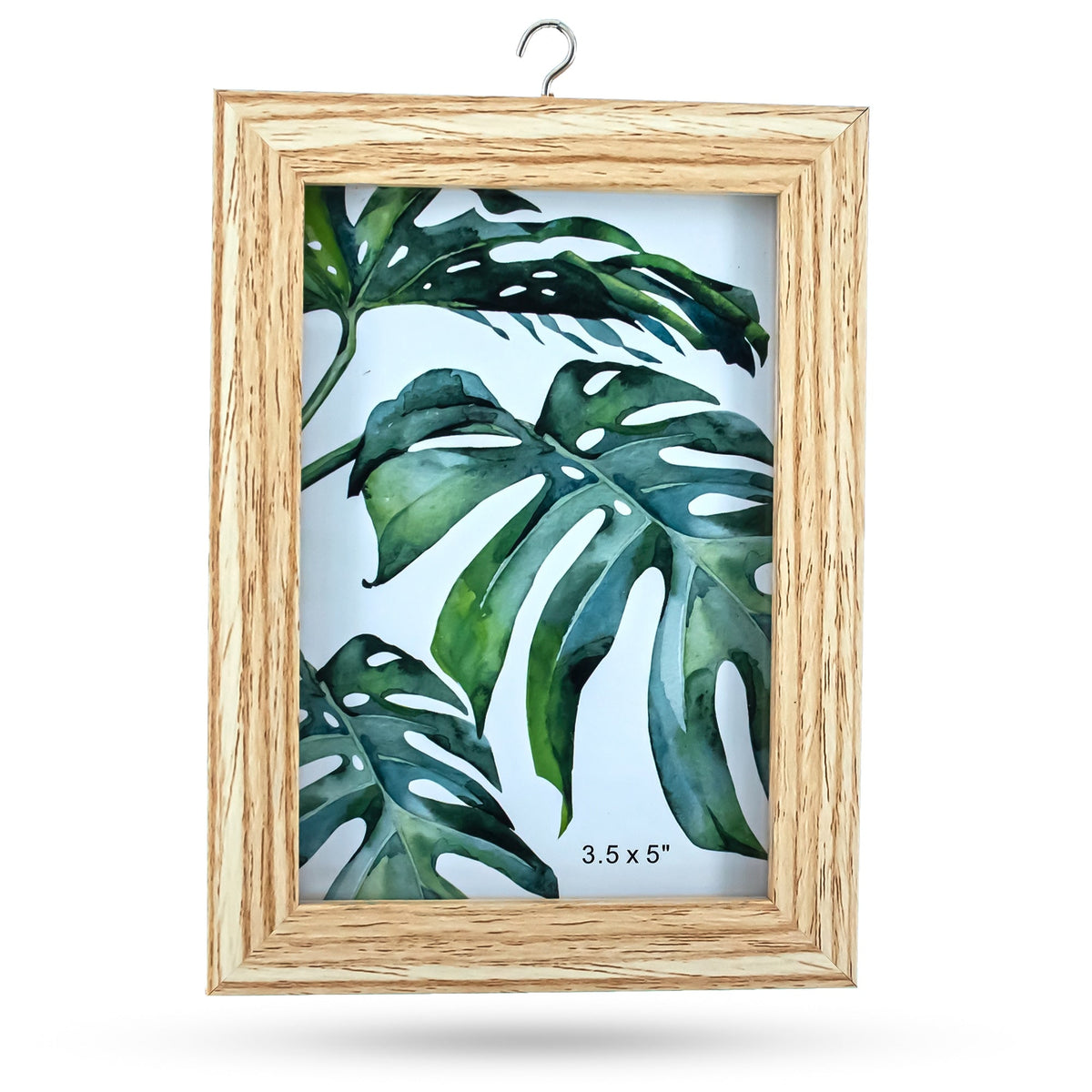 Black House-Shaped Hanging Photo Picture Frame and Metal Ornament Stand 8.7 Inches