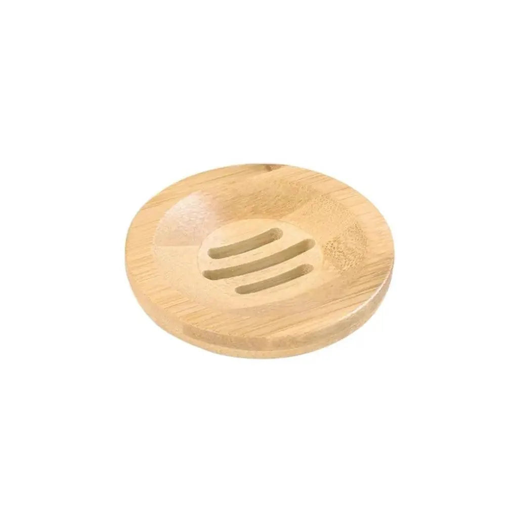 Wooden Natural Bamboo Soap Dishes Tray Holder Storage Soap Rack Plate Box pick variety