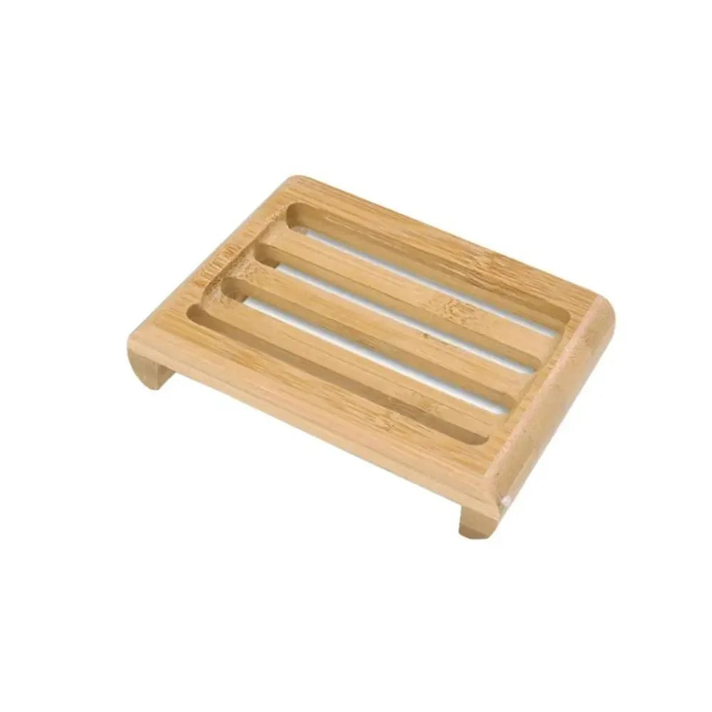 Wooden Natural Bamboo Soap Dishes Tray Holder Storage Soap Rack Plate Box pick variety